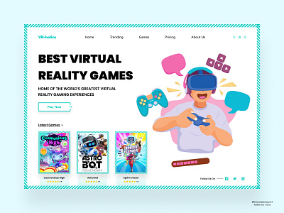 VR Gaming Website