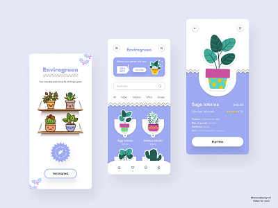 Plants Mobile App Design