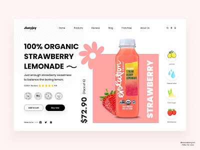 Juice Website Design by InnovationSync on Dribbble