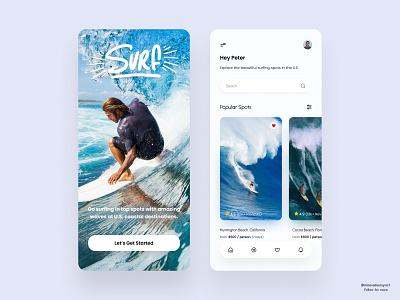 Surfing App Design