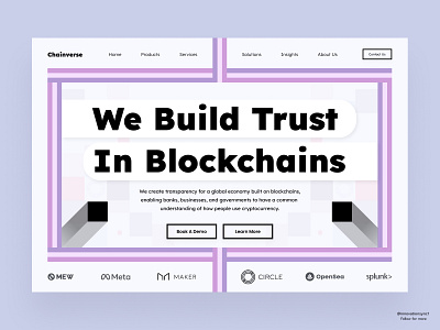 Blockchain Website Design