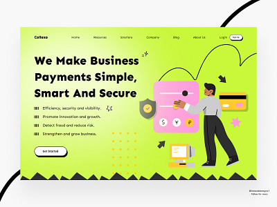 Payment Website Design 3d animation art branding digitaldesign flatdesign graphic design icon illustration innovationsync landing page logo mobile motion graphics nft product design typography ui vector webdesign