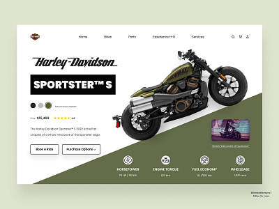 Harley Davidson Website