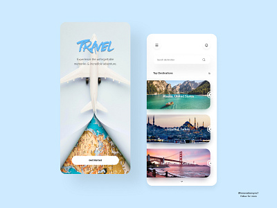 Travel App Design