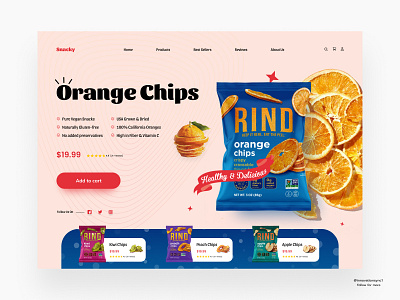 E-commerce Snacks Website 3d animation art branding digitaldesign flatdesign graphic design illustration innovationsync landing page logo mobile motion graphics nft product design shopify typography ui vector webdesign