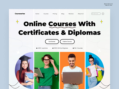Online Courses Website