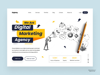 Digital Marketing Agency 3d animation art branding dashboard digitaldesign flatdesign graphic design illustration innovationsync landing page logo mobile motion graphics nft product design typography ui vector webdesign