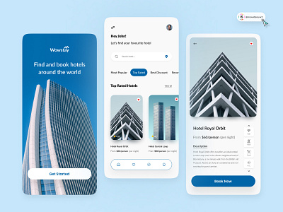 Hotel Booking App 3d animation art branding dashboard design digitaldesign flatdesign graphic design illustration innovationsync logo mobile motion graphics nft product design typography ui vector webdesign