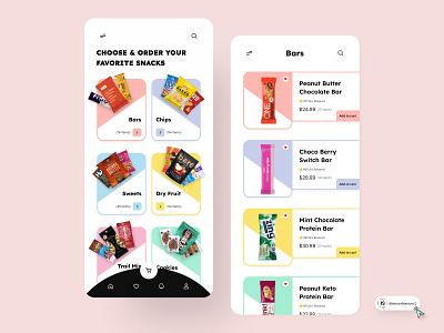 Snacks App Design