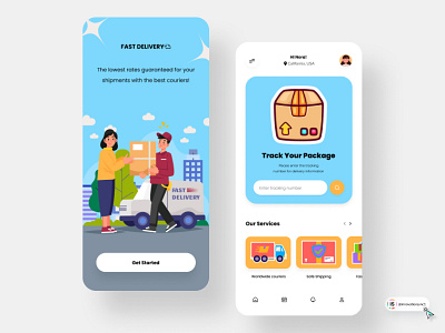 Parcel/Courier Delivery App 3d animation art branding dashboard digitaldesign flatdesign graphic design icon illustration innovationsync logo mobile motion graphics nft product design typography ui vector webdesign