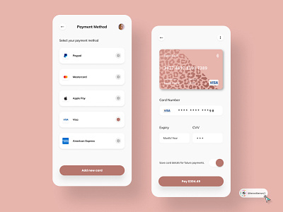 Payment Method Ui Design