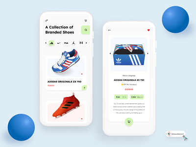 Shoes App Design 3d animation art branding digitaldesign ecommerce flatdesign graphic design illustration innovationsync logo mobile motion graphics nft product design shopify typography ui vector webdesign