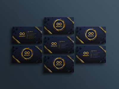 Infinity Business Card Design 3d animation art branding contact design graphic design illustration logo motion graphics ui ux vector