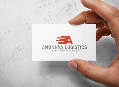 Logo for Anonnya Logistic branding business logo design firm logo icon illustration logo logo design logodesign minimal