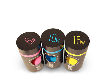 SOLED BULBS bulbs colors design graphic led packaging product