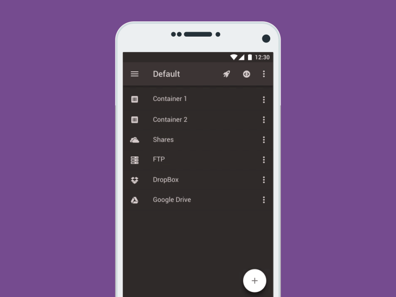 Codeanywhere Side Menu by Antonia Bratoš on Dribbble