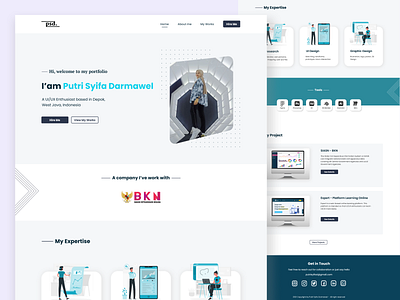 Portfolio Web Design branding design graphic design landing page landing page ui logo typography ui ui design ux design