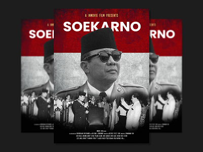 Movie Poster : Soekarno design graphic design illustration landing page ui movie photoshop poster poster movie typography ui ui design ux ux design