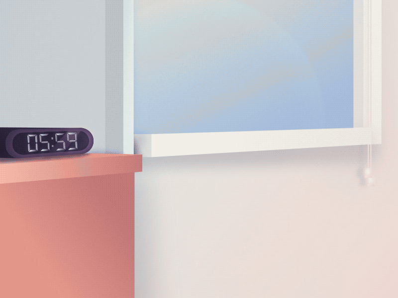 Day 'N' Night animation challenge clock day daylight illustration night savings unsatisfying