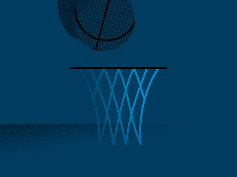 Ball is Life 2d animation ball basket design dribbble hoops life score shots
