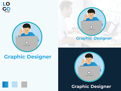 graphic designer logo concept