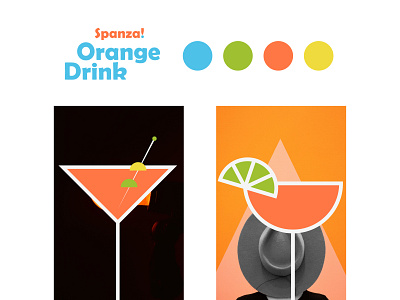 Spanza. 2021 beverage brand identity brand identity design branding design drinks graphic design illustration juice logo modern orange visual identity