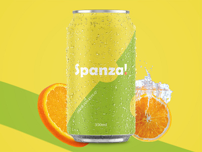 Spanza. 2021 beverage brand identity brand identity design branding design drinks graphic design illustration juice logo modern orange visual identity