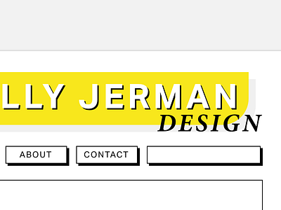 webpage draft block colour design personal student type web yellow