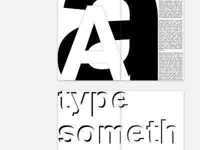 aktiv grotesk block design font graphic layout lettering magazine sketch type typeface typography