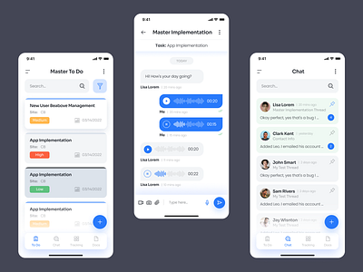 Task Management admin admin panel app blue clean dashboard design illustration iphone logo mobile phone ui uiux ux white