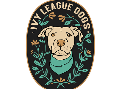 Ivy League Dogs MTL dogs illustration logo
