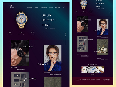 Clean landing page luxury design in adobe xd 2022 2022 adobe xd anik app app design application best clean creat design graphic design landing page landing page design primium smooth trend ui ux web design website