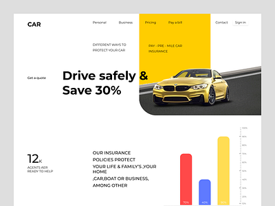 Website : Landing page