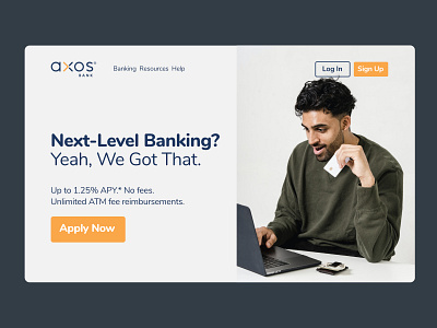 Landing Page: Axos Bank