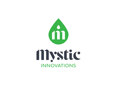 Mystic Innovations brand brand design brand identity branding cbd cbd oil device graphic icon insignia logo mark mark icon symbol typography vector