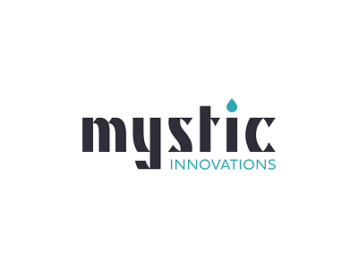 Mystic Innovations brand branding cbd cbd oil design graphic icon illustration insignia lettering logo mark mark icon symbol typography vector