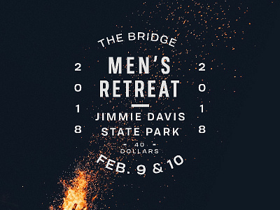 The Bridge Men's Retreat Slide christian church church slide graphic retreat slide