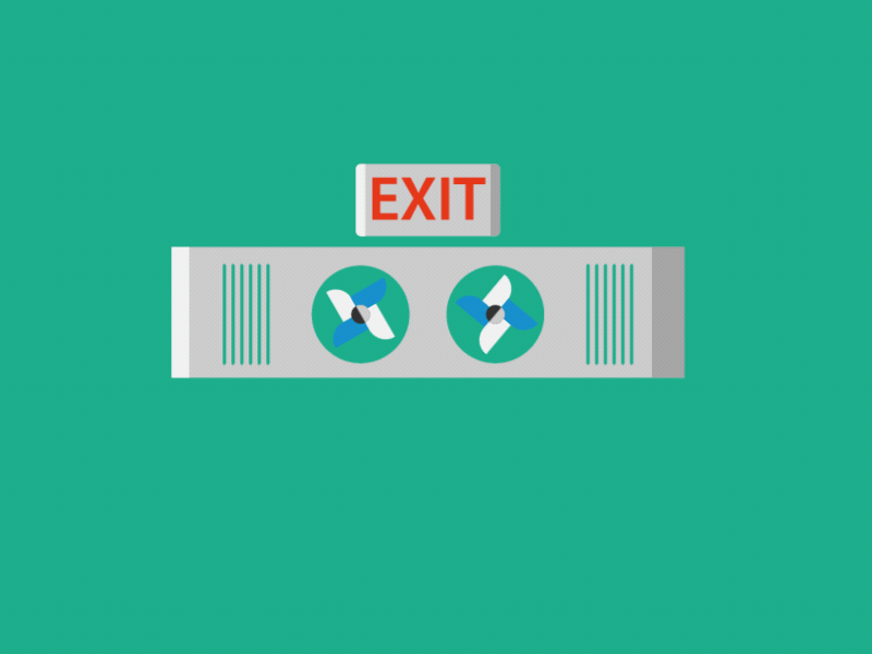 Exit Sign after effects art exit explainer video illustration loop.gif motion design motion graphics vector vector animation