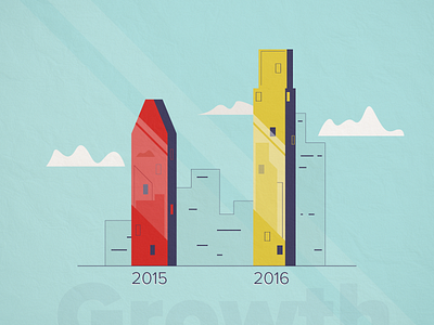 Bar Graph bar graph buildings city cityscape growth illustration illustrator texture vector