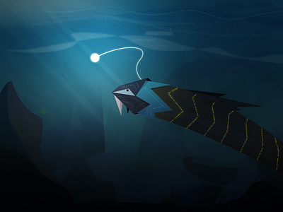 Leviathan design illustration kraken leviathan nature ocean painting photoshop sea monster underwater