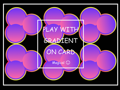 Gradient Card Design