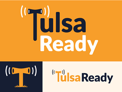 Tulsa Ready alert brand emergency logo oklahoma tulsa warning