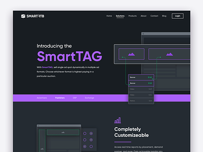 SmartTAG advertise design illustration ui user experience ux web website