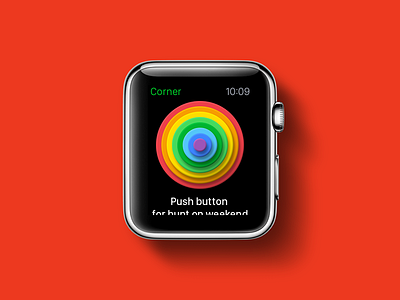Corner Watch — Search button (unused) apple corner flights gif loader travel watch