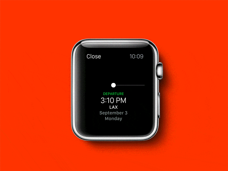 Corner Watch — app demo apple corner flights gif loader travel watch