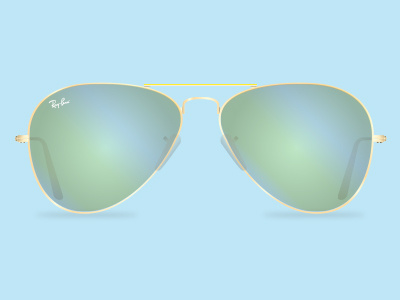 Ray-Ban Aviator Illustration