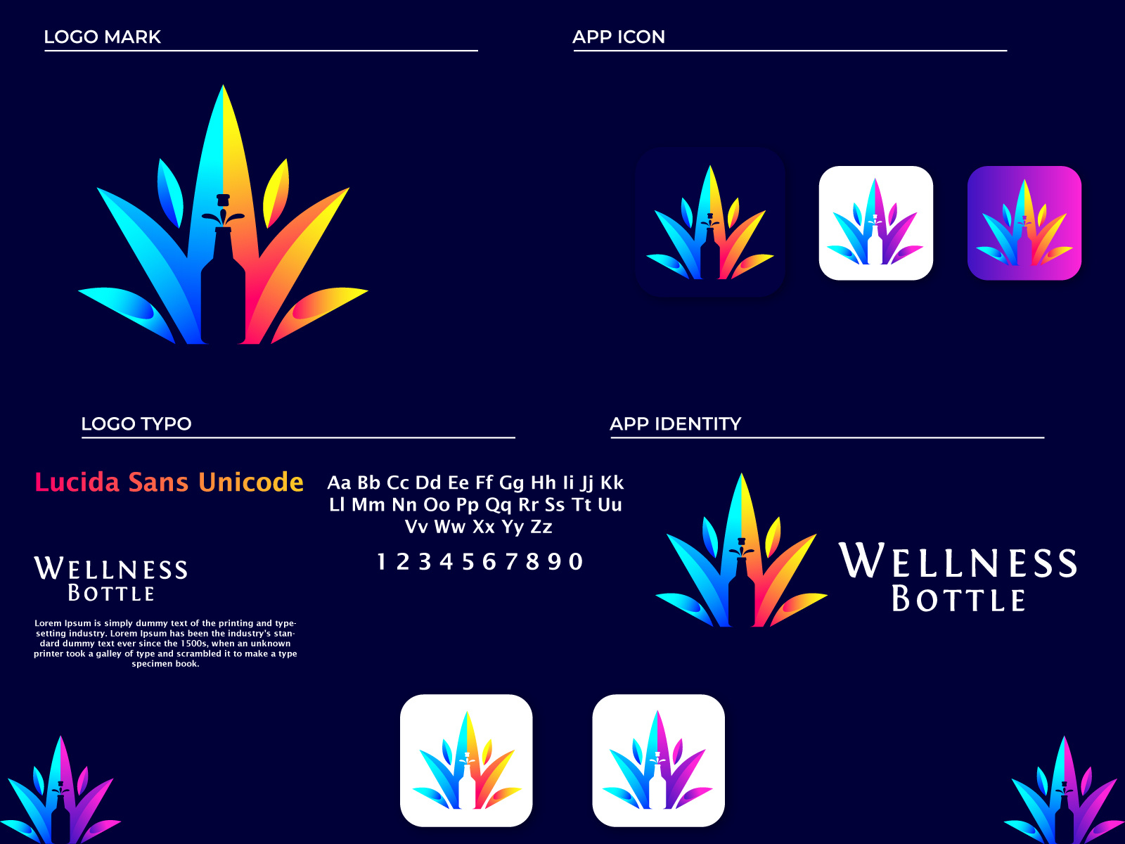 Wellness + Bottle by logo ceo Logo Designer on Dribbble