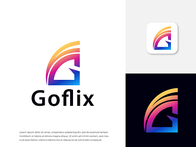 F + G letter mark goflix logo design abstract brand identity branding branding identity business creative logo f f logo fg logo g g logo gf illustraion logo logo design logo mark logos logotype modern typography