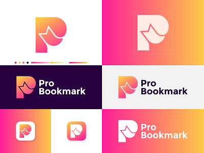 Pro Bookmark logo design and brand guidelines