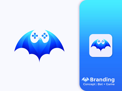 Bat Game 3d bat bat logo batman brand branding character game gaming gaming logo graphic design halloween logo logo design logos minimalist logo modern logo sports logo technology vampire